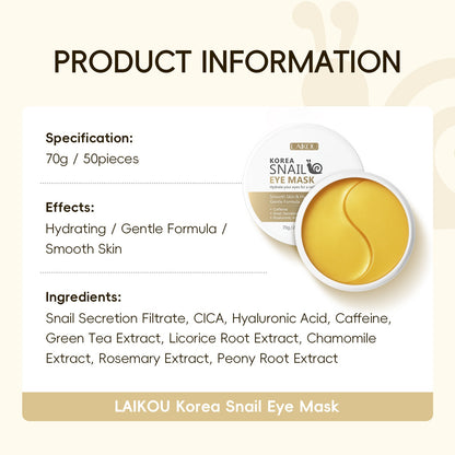 ReviveEyes – Snail Eye Mask for Dark Circles and Puffiness
