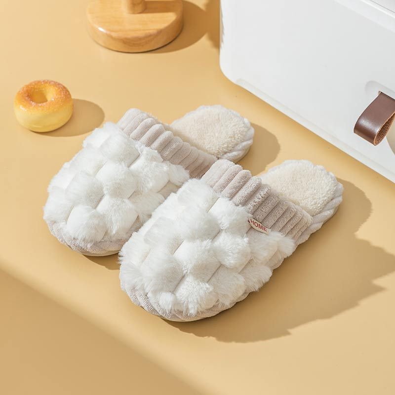 Chaussons d'intérieur d'hiver | Chaussons doux isolés antidérapants