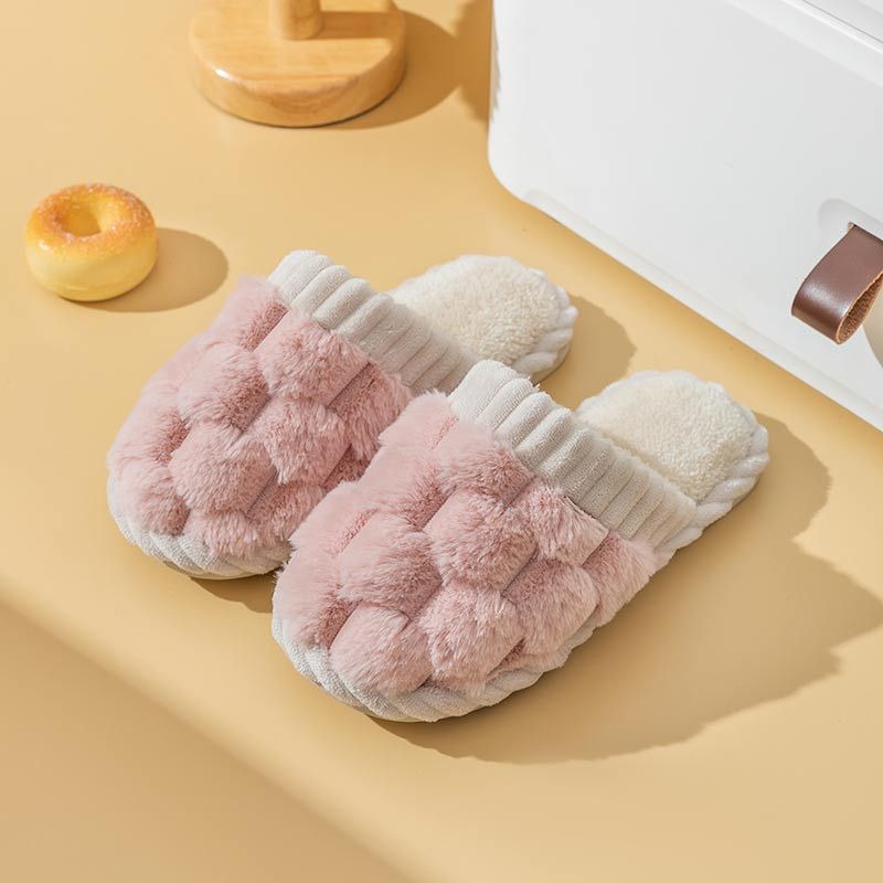 Chaussons d'intérieur d'hiver | Chaussons doux isolés antidérapants