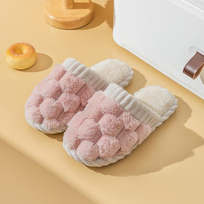 Chaussons d'intérieur d'hiver | Chaussons doux isolés antidérapants