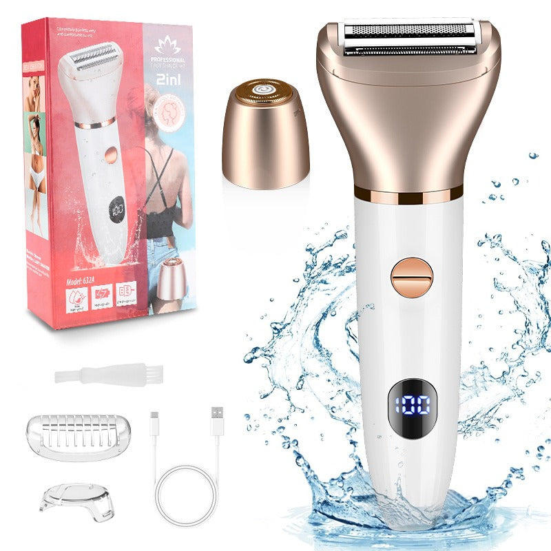 SmoothShave - 2-in-1 Damenrasierer