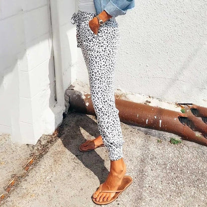 Talia | Comfy Leopard Print Trouser-5