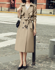 Wilfreda | Trench Coat with Double Breasted Button Placket 0