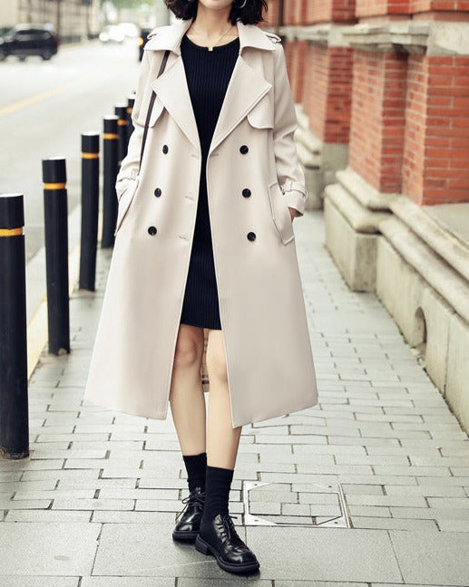 Wilfreda | Trench Coat with Double Breasted Button Placket 4