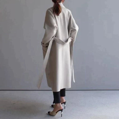 CECILYA | Long Wool Coat-4