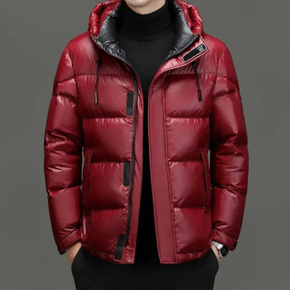 Winter Men's Down Jacket | With Hood 1