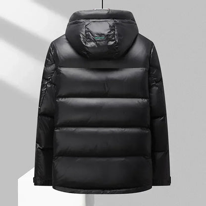 Winter Men's Down Jacket | With Hood 5