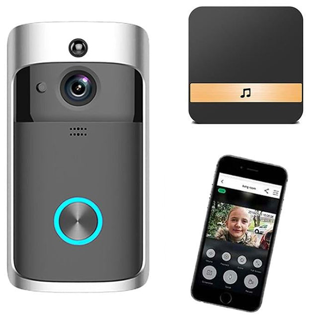 Wireless HD WiFi Video Doorbell – Night Vision & Cordless Intercom 0