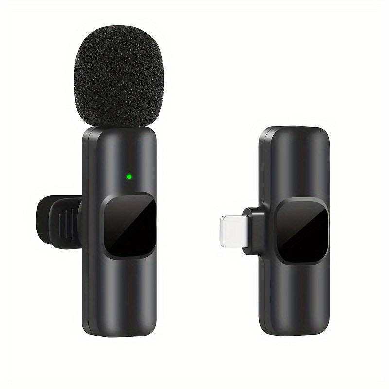 Wireless lavalier microphone for video recordings and live streaming compact design with high sound quality and USB-C connection 6