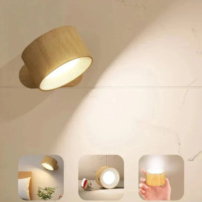 Wireless wall light 360° magnet 8