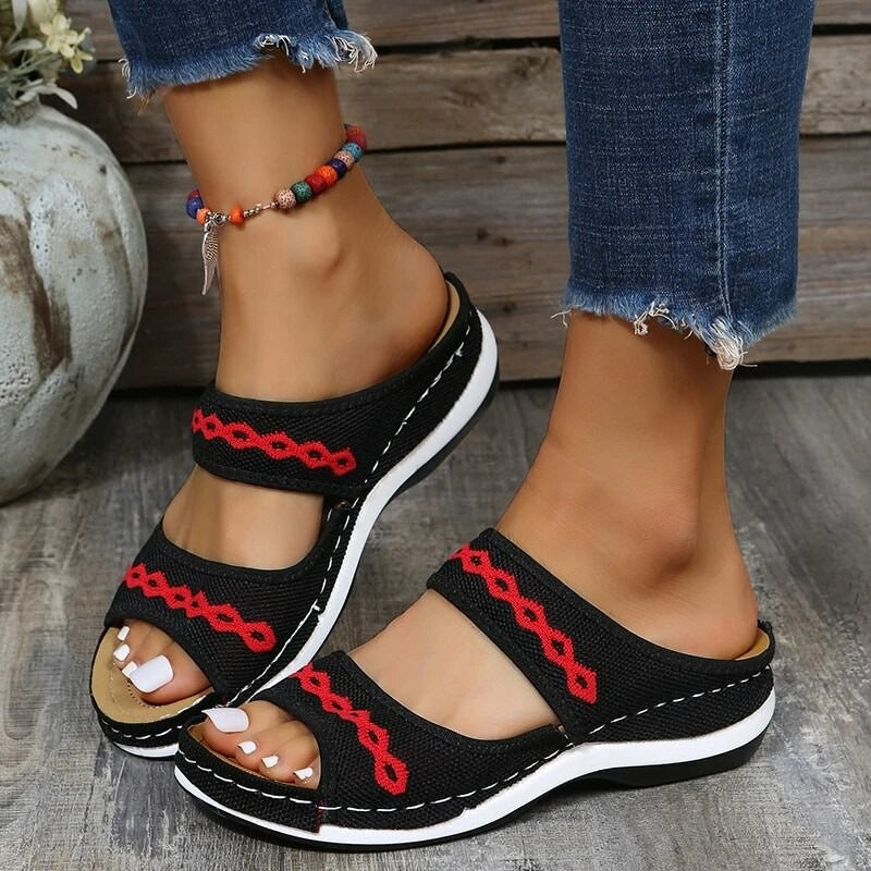 DEBBRA | Unique Orthopedic Leather Sandals-3