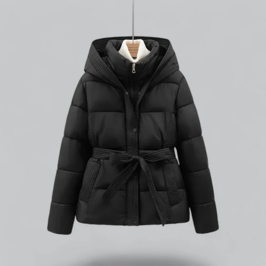Women Winter Bell Belt hood jacket | Short 0