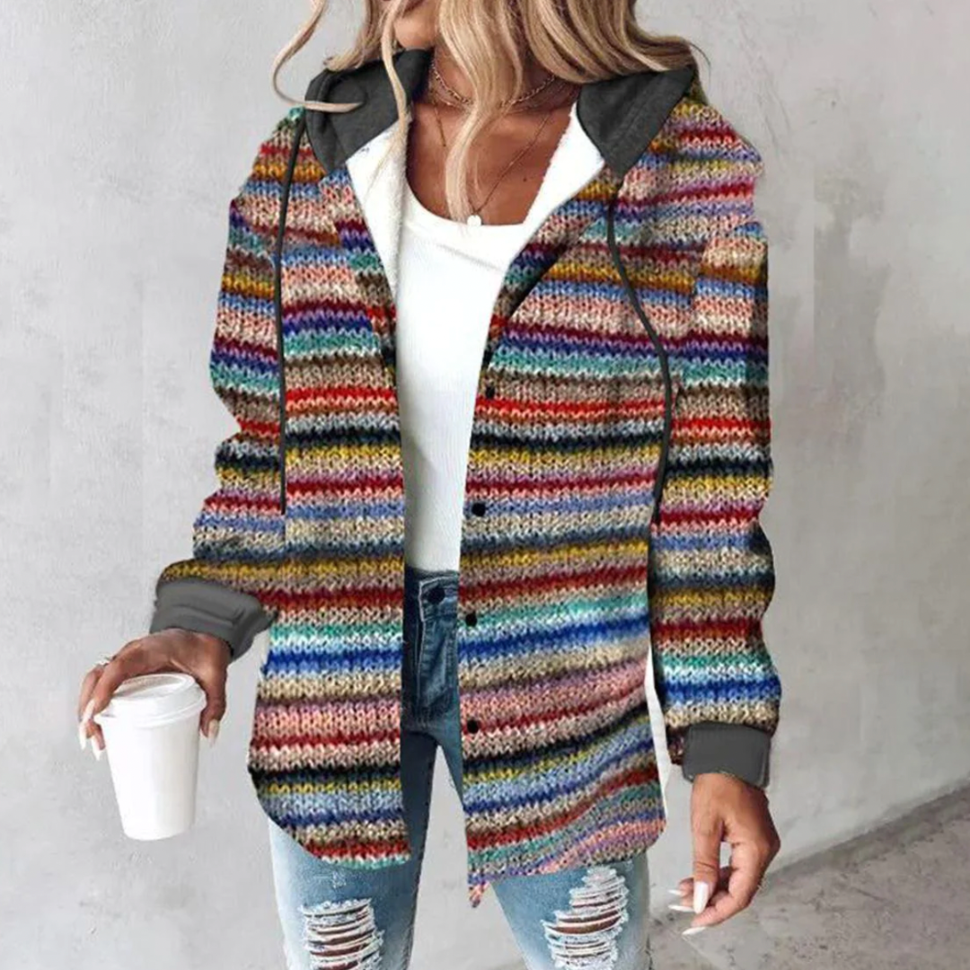 Women's Button-Front Cardigan | Multicolored 0