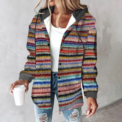 Women's Button-Front Cardigan | Multicolored 0