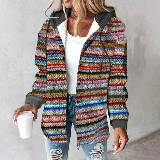 Women's Button-Front Cardigan | Multicolored 0