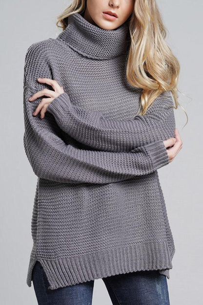Women's Casual Chunky Knit Sweaters | Turtleneck 3