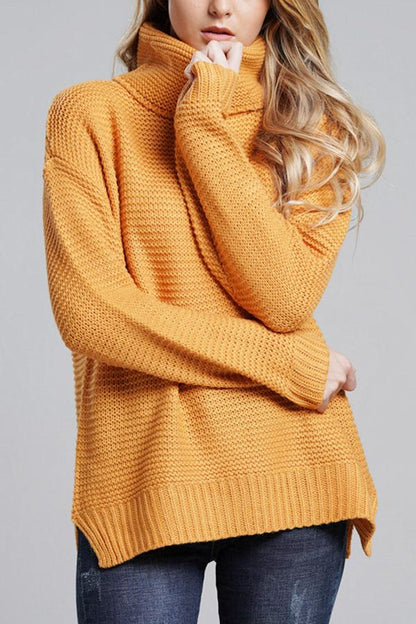 Women's Casual Chunky Knit Sweaters | Turtleneck 4