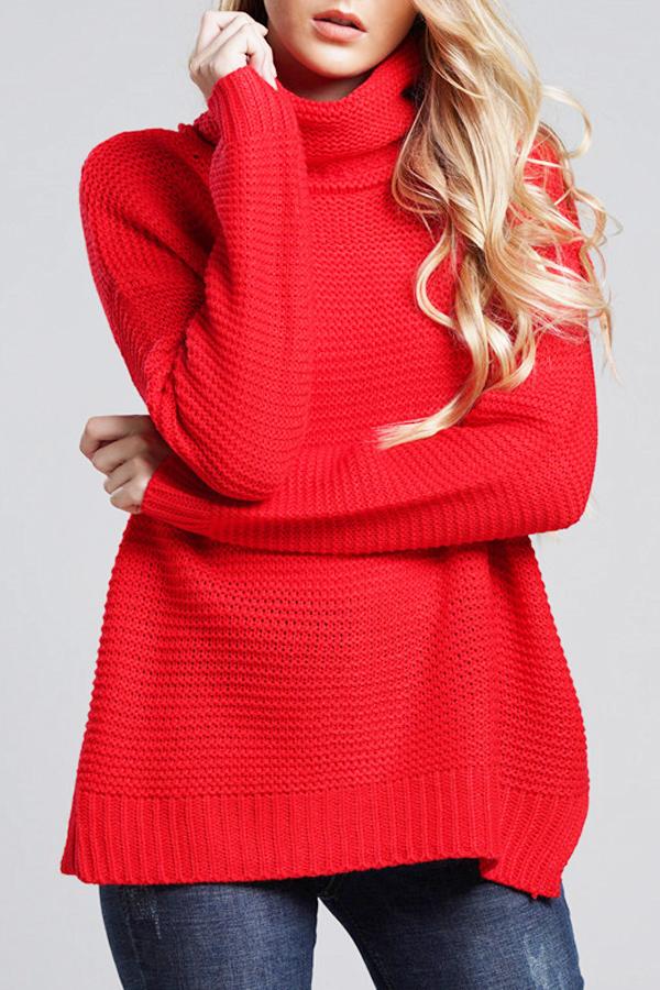 Women's Casual Chunky Knit Sweaters | Turtleneck 5