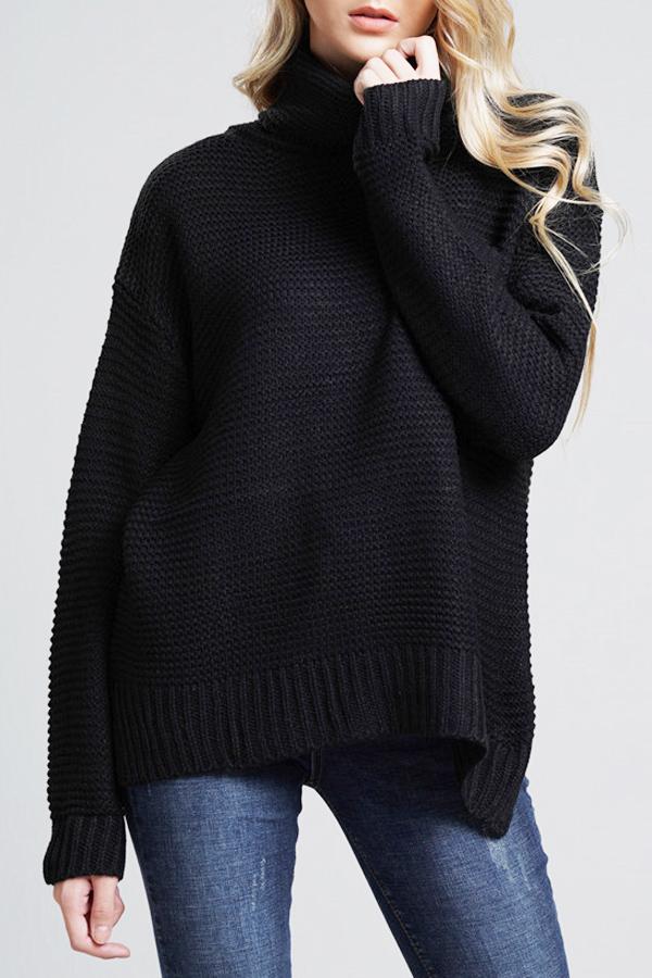 Women's Casual Chunky Knit Sweaters | Turtleneck 7