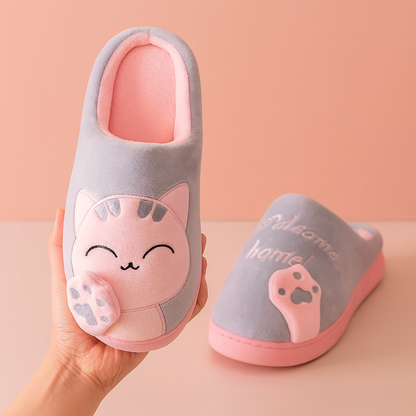 Women's Cat Slippers | Soft, warm, and non-slip house slippers for winter 4