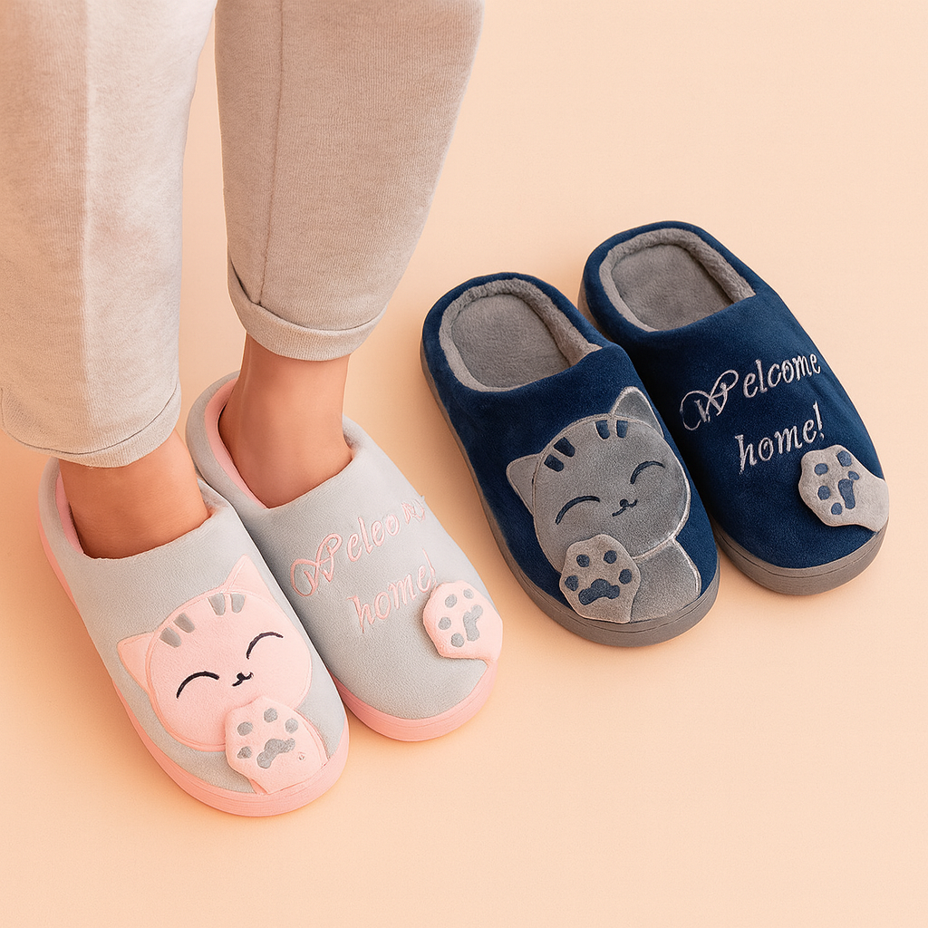 Women's Cat Slippers | Soft, warm, and non-slip house slippers for winter 5