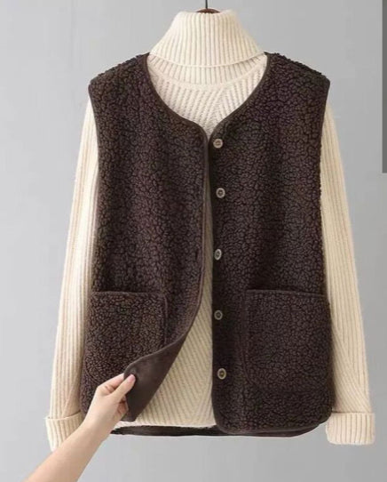 Women's Cozy Sleeveless Vest | Casual 0