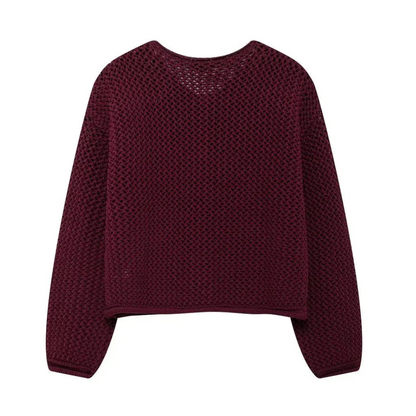 Women's Elegant Button Front Knit Cardigan | Classic 1