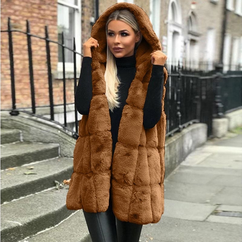 Women's Hooded Vest | Warm 2