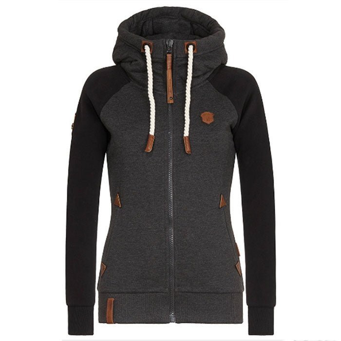 Women's Knit Zip-Up Hoodie | Long Sleeves 0