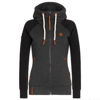 Women's Knit Zip-Up Hoodie | Long Sleeves 0