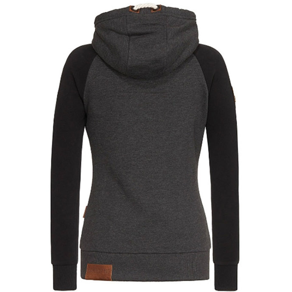Women's Knit Zip-Up Hoodie | Long Sleeves 1