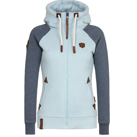 Women's Knit Zip-Up Hoodie | Long Sleeves 5