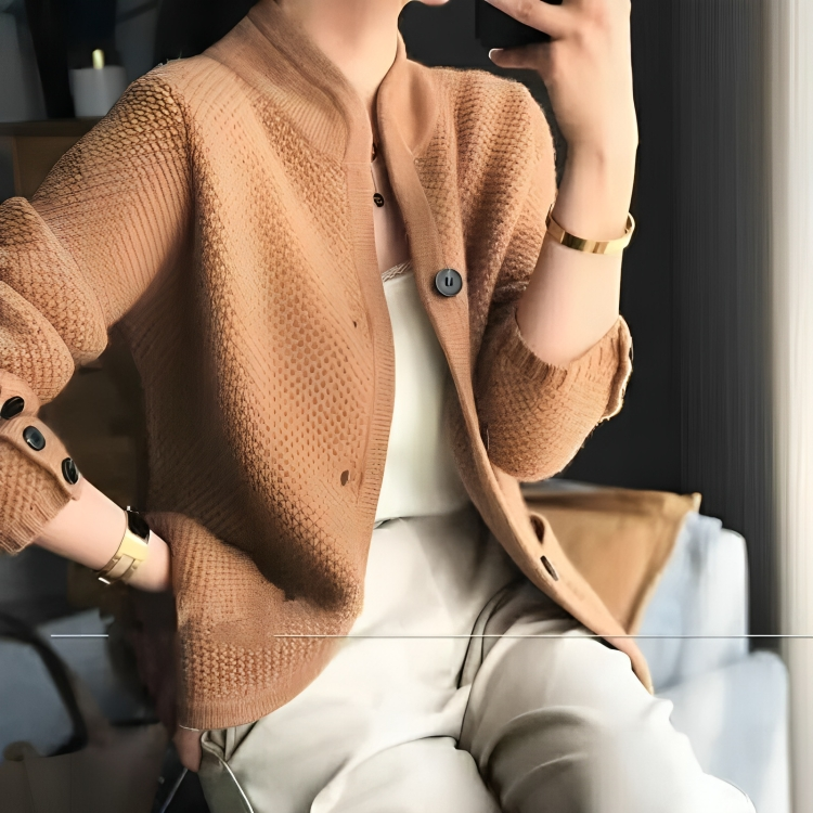 Women's Knitted Long Sleeve Cardigan | Warm 2