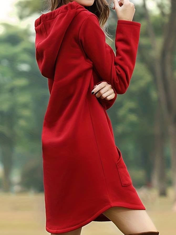 Women's Long Hoodie Dresses | Casual 1