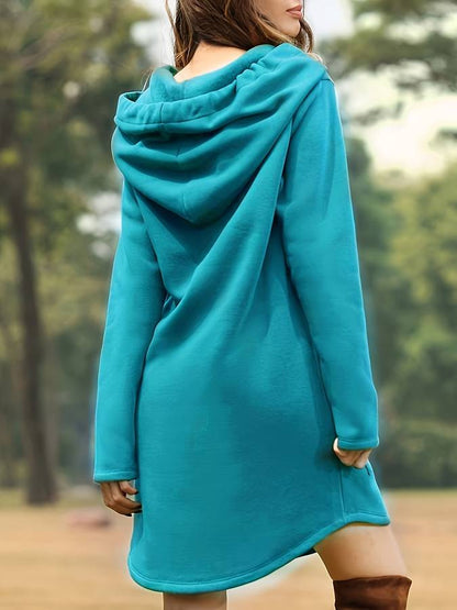 Women's Long Hoodie Dresses | Casual 5