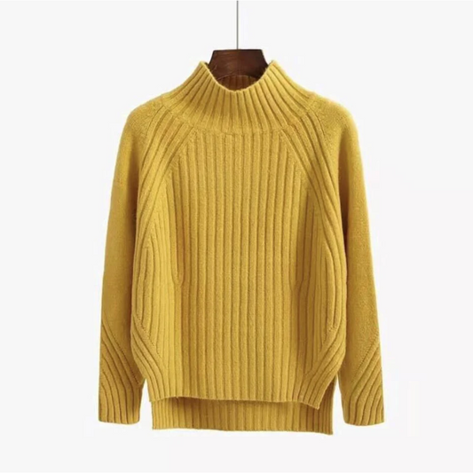 Women's Long Sleeve Turtleneck Sweater | Warm 0