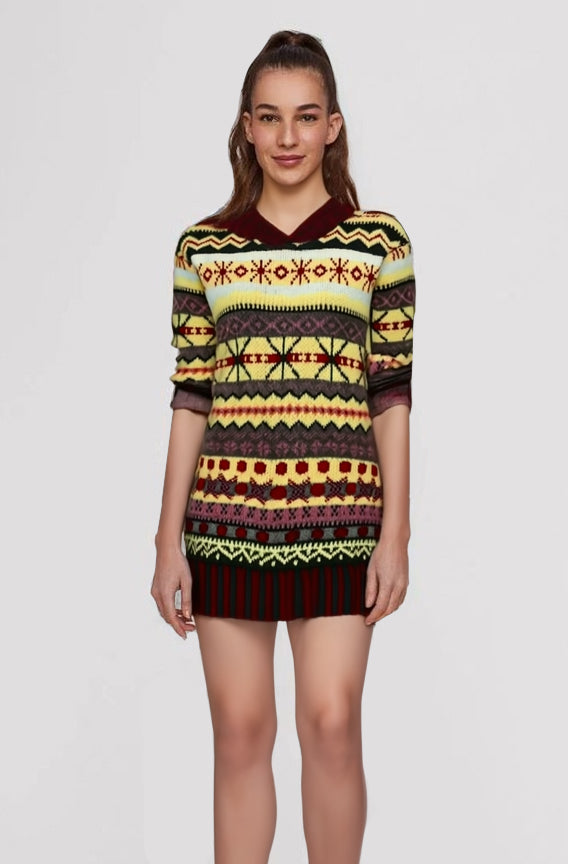 Women's Norwegian Chunky Knit Sweater | Winter 1