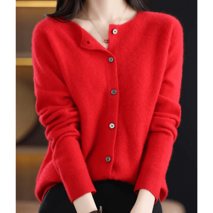 Women's Soft Button Down Cardigan | Warm 10
