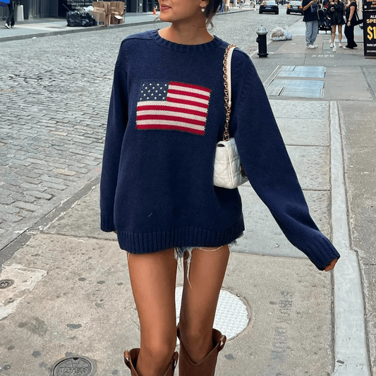 Women's Stylish Vintage Casual Sweater | Oversized 0