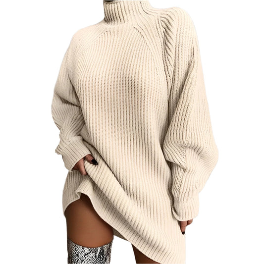 Women's Turtleneck Sweater | Oversized 0
