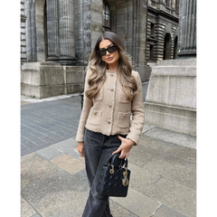 Women's button down the long -sleeved jacket | Short 3