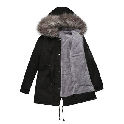 Women's hood winter parka jacket | Warmth 7
