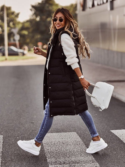 Women's quilted vest | Long 2