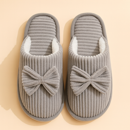 Women's slippers with a bow | Warm, soft, and comfortable house slippers 2