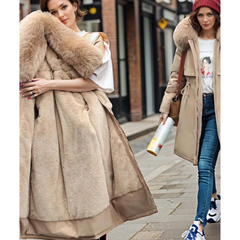 Women's warm comfortable parka jacket | Hood 0