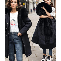 Women's warm comfortable parka jacket | Hood 2