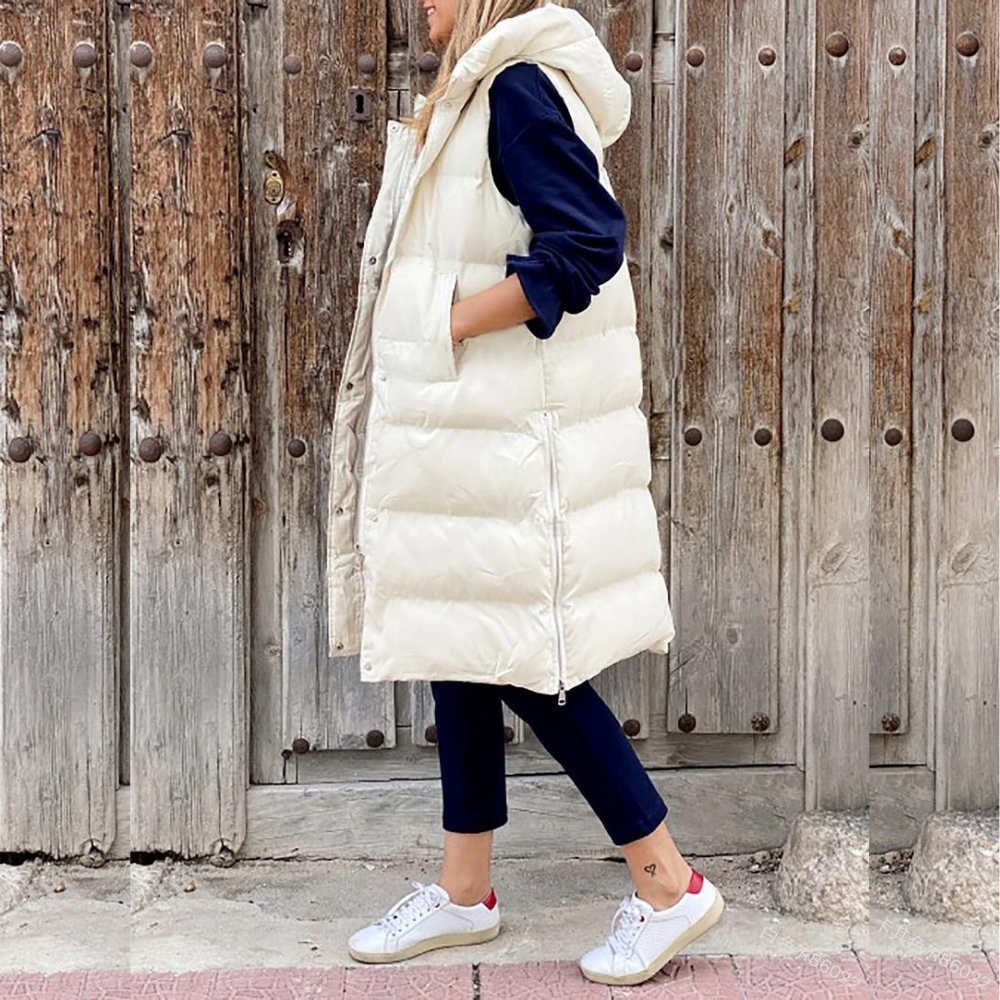 Women's winter vest | With hood 1
