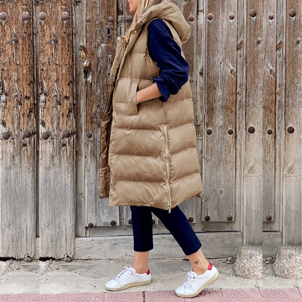 Women's winter vest | With hood 3