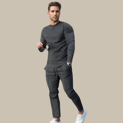 Elevate Your Style with the Wesley Chic Sweater and Jogger Ensemble-2