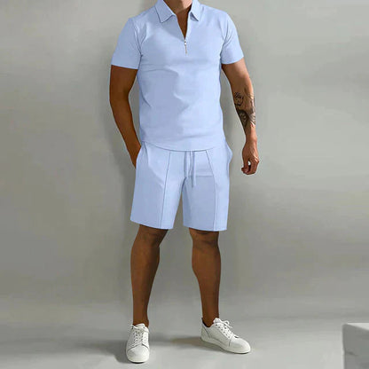 NATHAN | Luxury Men's Polo and Short Set-3